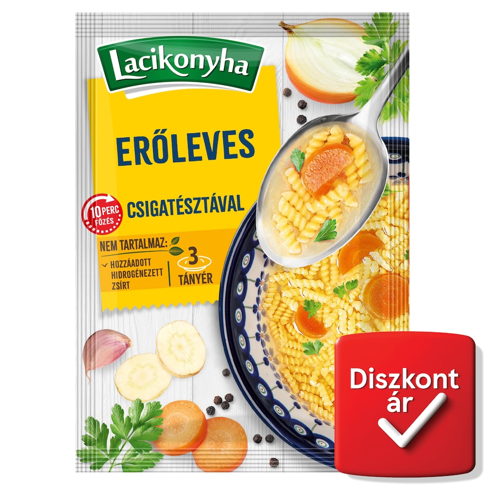 Lacikonyha erőleves csigatésztával 63 g  1. kép