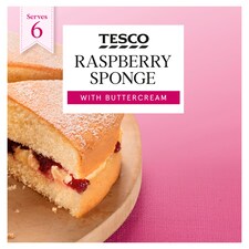 Tesco Raspberry Sponge Cake