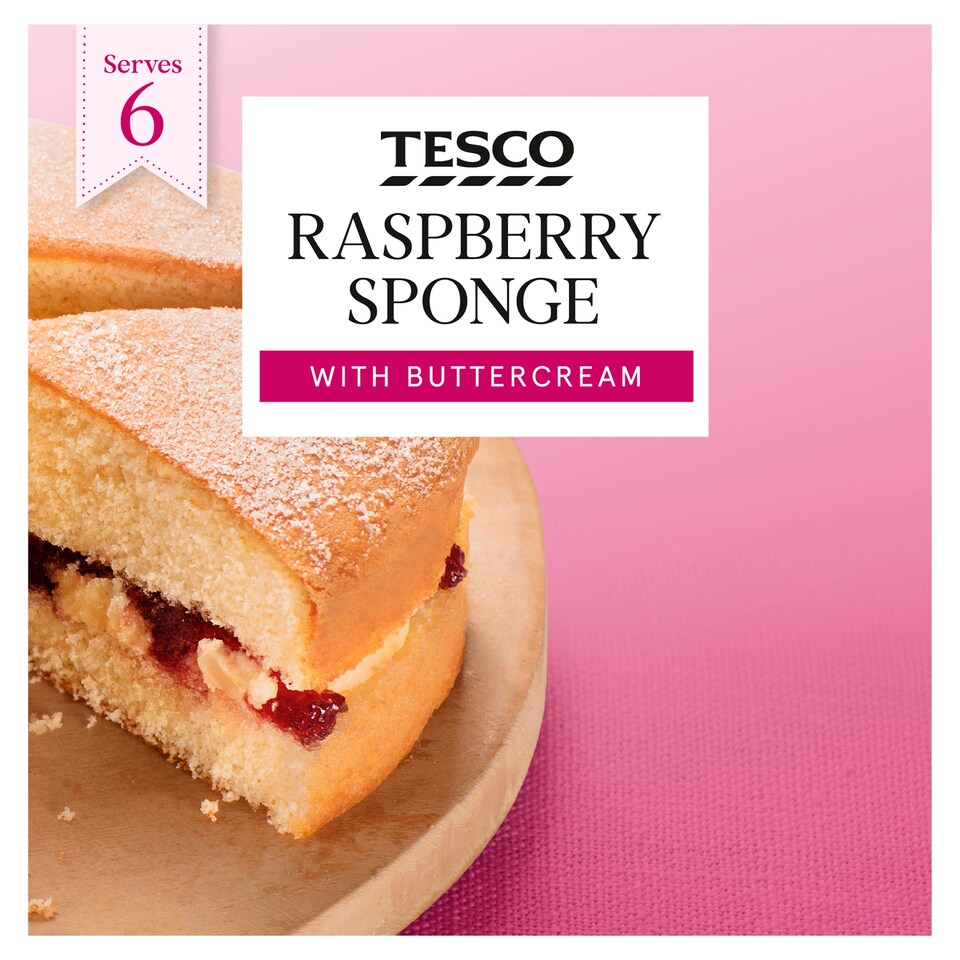 Tesco Raspberry Sponge Cake