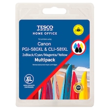 Tesco Canon 580Xl Multipack Ink 5 Pack