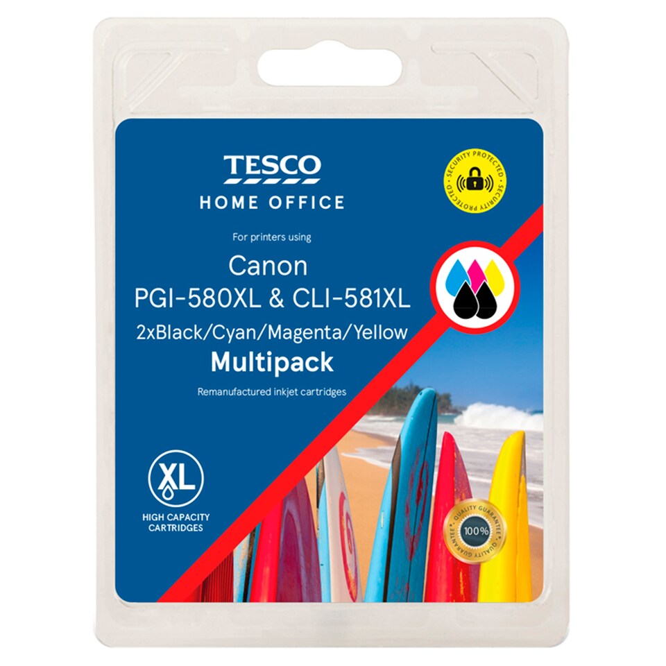 Tesco Canon 580Xl Multipack Ink 5 Pack