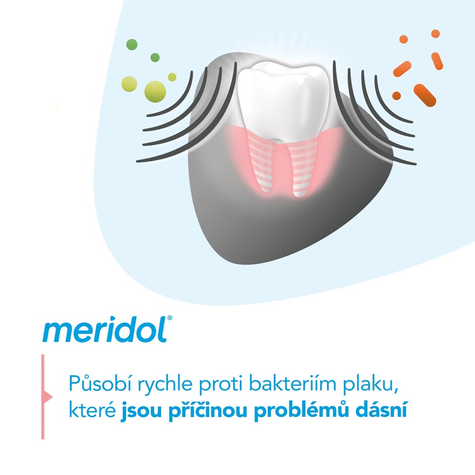 image 1 of meridol® Gum Protection & Gentle White zubní pasta pro ochranu dásní a jemné bělení 75 ml