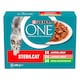 Obrázek 1 pro produkt Purina ONE Sterilised kapsičky pro kočky hovězí, losos, krůta ve šťávě 12 x 85g