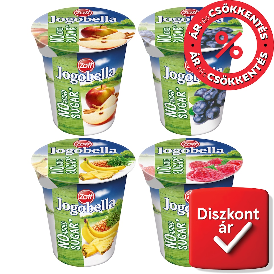 Zott Jogobella joghurt hozzáadott cukor nélkül 150 g