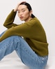 image 2 of F&F Knitted Cropped Jumper in Olive