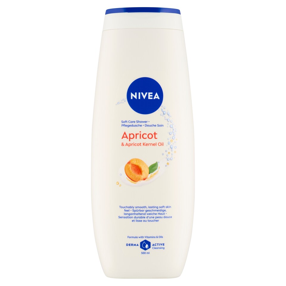 image 1 of Nivea Apricot & Apricot Kernel Oil Care Shower Gel 500ml