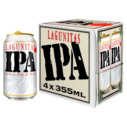 Lagunitas Indian Pale Ale 4 X 355Ml Tesco Groceries