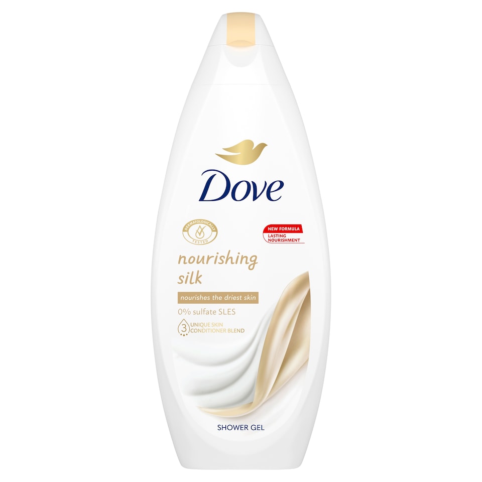 Dove Nourishing Silk krémtusfürdő 250 ml