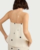image 3 of F&F Polka Dot Co-ord Bandeau Top in Cream