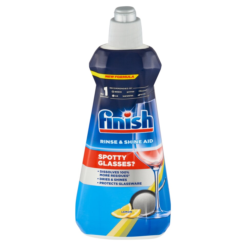image 1 of Finish Rinse & Shine Aid Lemon 400 ml