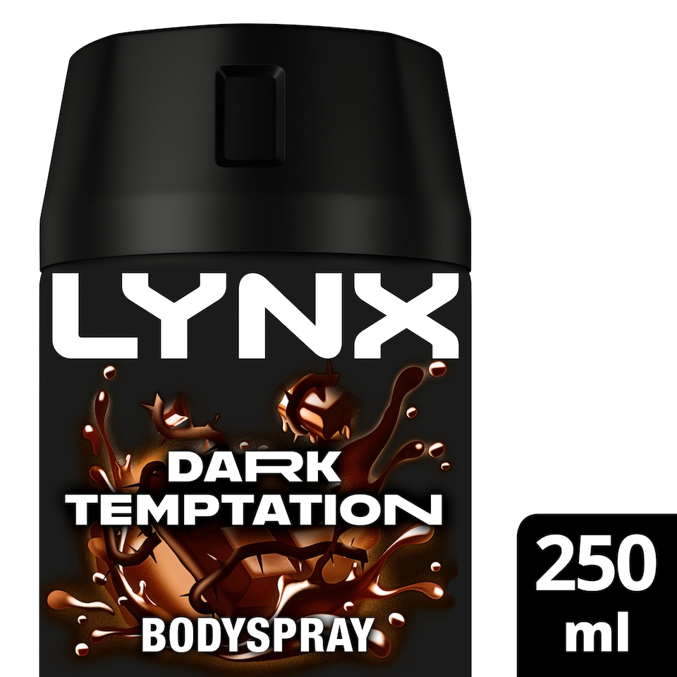 image 1 of Lynx Dark Temptation 48h Deodorant Bodyspray for Men 250ml