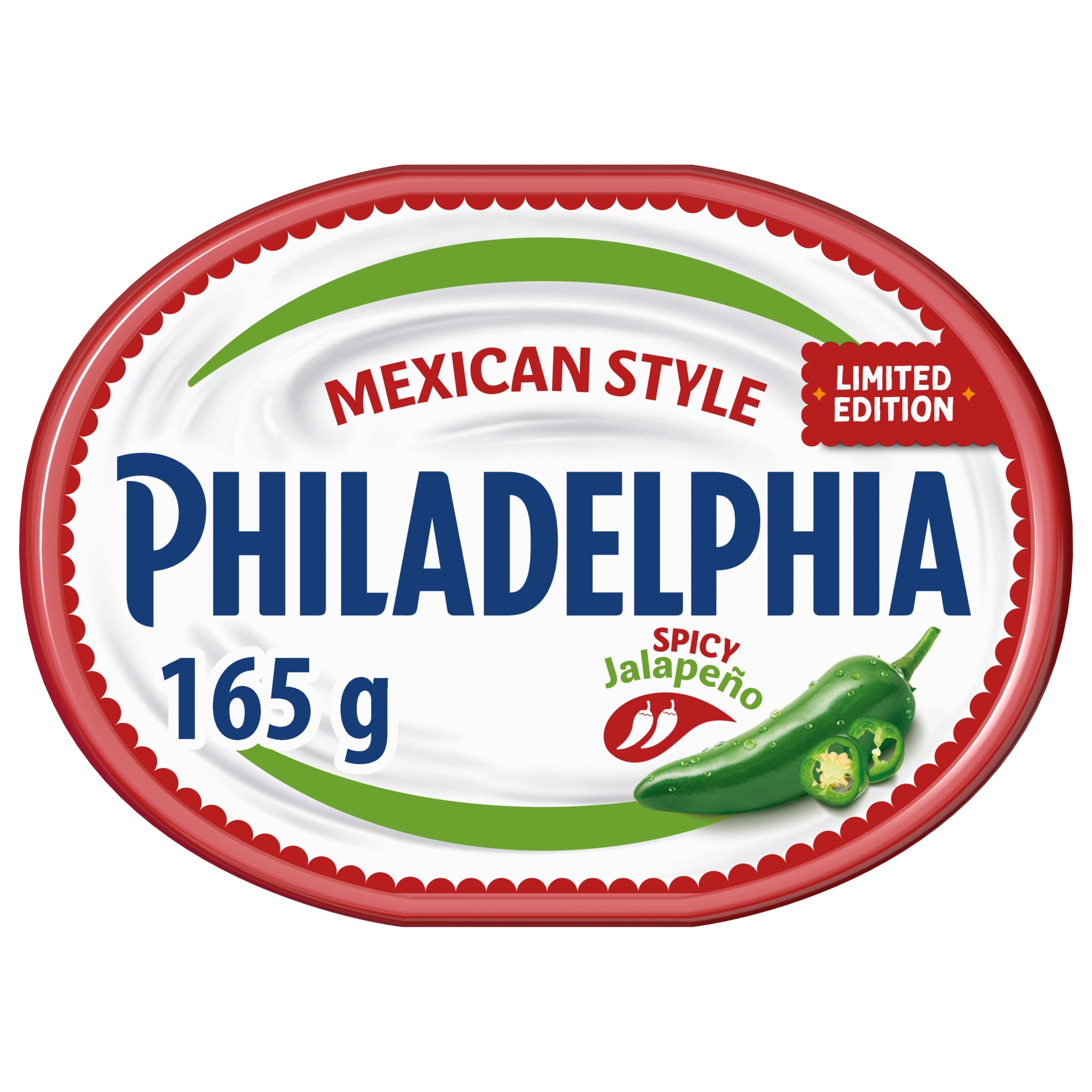 Philadelphia Mexican Style Spicy Jalapeno Limited Edition Cheese 165g