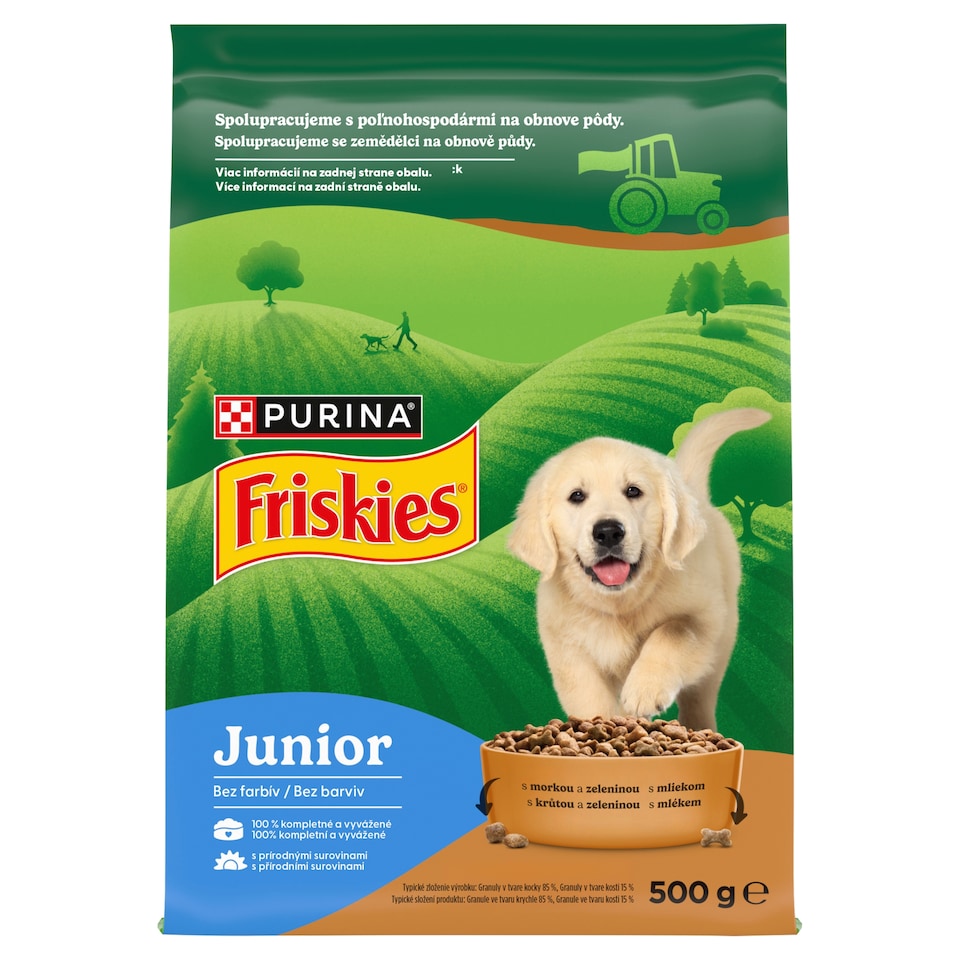 Friskies Junior with Turkey and Vegetables with Milk 500 g