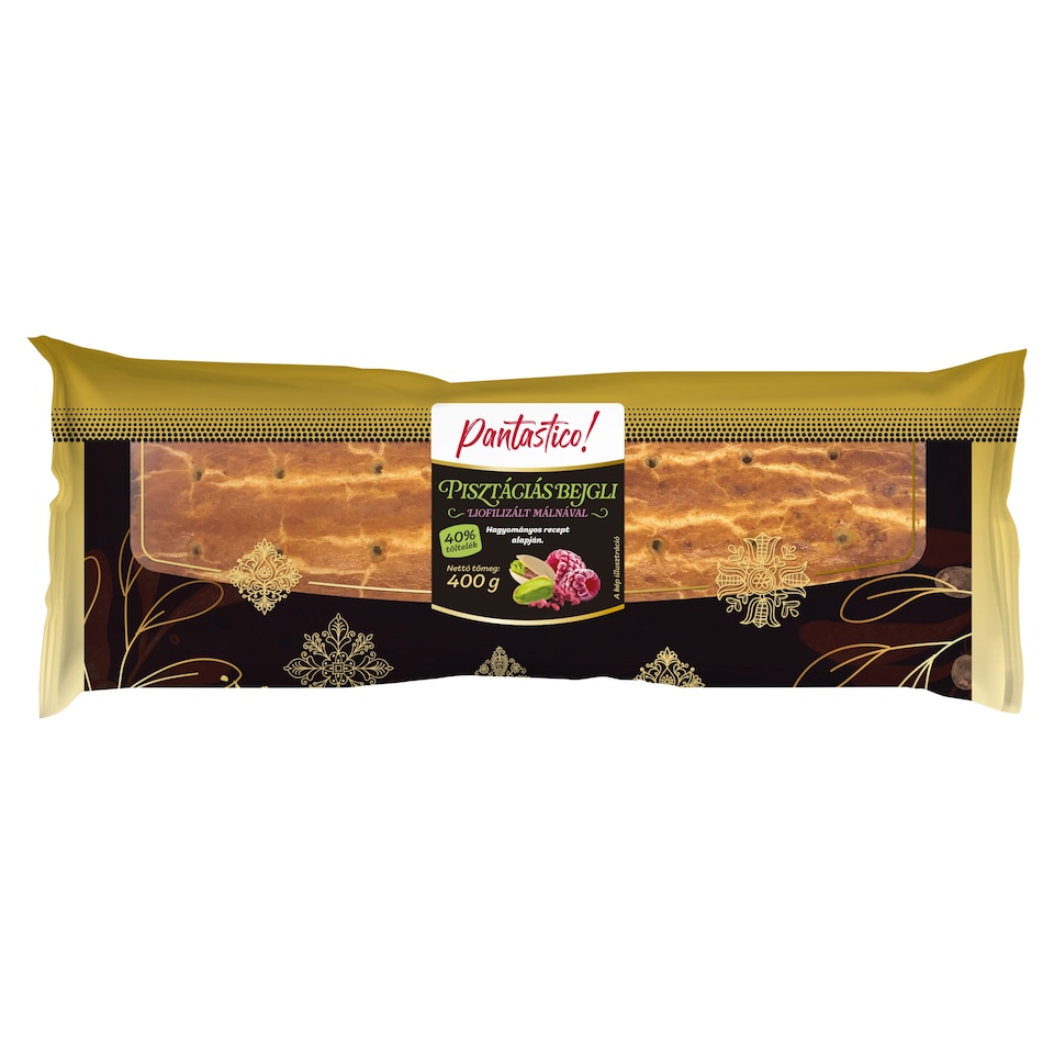 Pantastico! pisztáciás bejgli liofolizált málnával 400 g