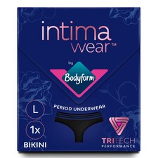 Intimawear By Bodyform Bikini Black Size Large