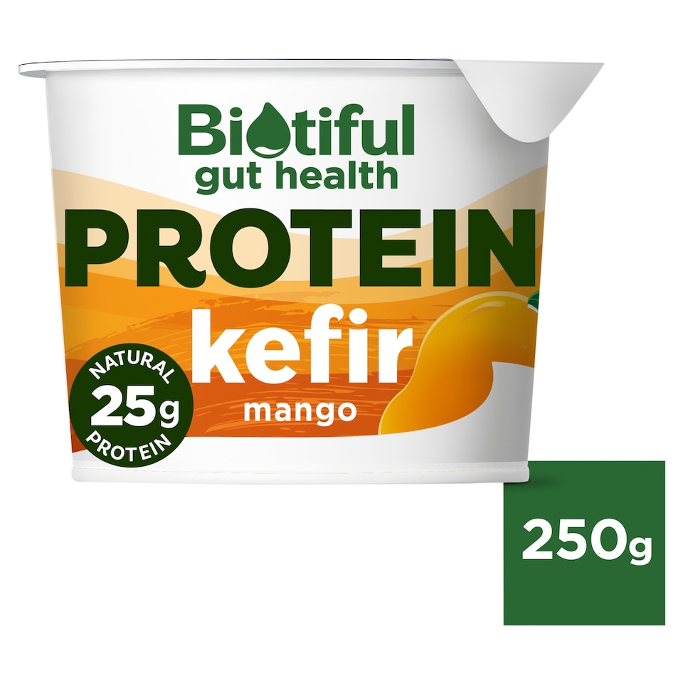 image 1 of Biotiful Gut Health Kefir Protein Yogurt Mango 250g