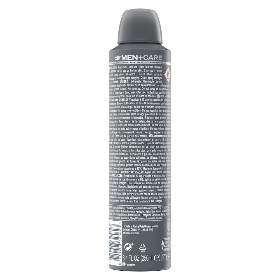 image 1 of Dove Men+Care Cool Fresh Antiperspirant Deodorant 250Ml