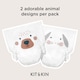image 2 of Kit & Kin Nappies Size3 Tiger 34Pk 7-11Kg 16-25Lbs