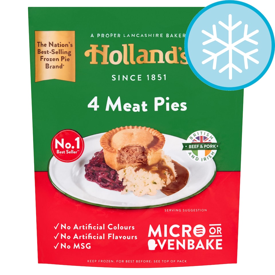 Hollands Meat Pies 4 Pack