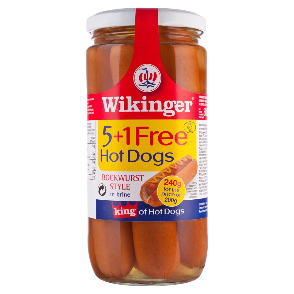 Wikinger Hot Dogs 5+1 240G