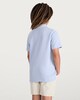 image 3 of F&F Boys Cotton Rich Textured Striped Polo Shirt in Blue
