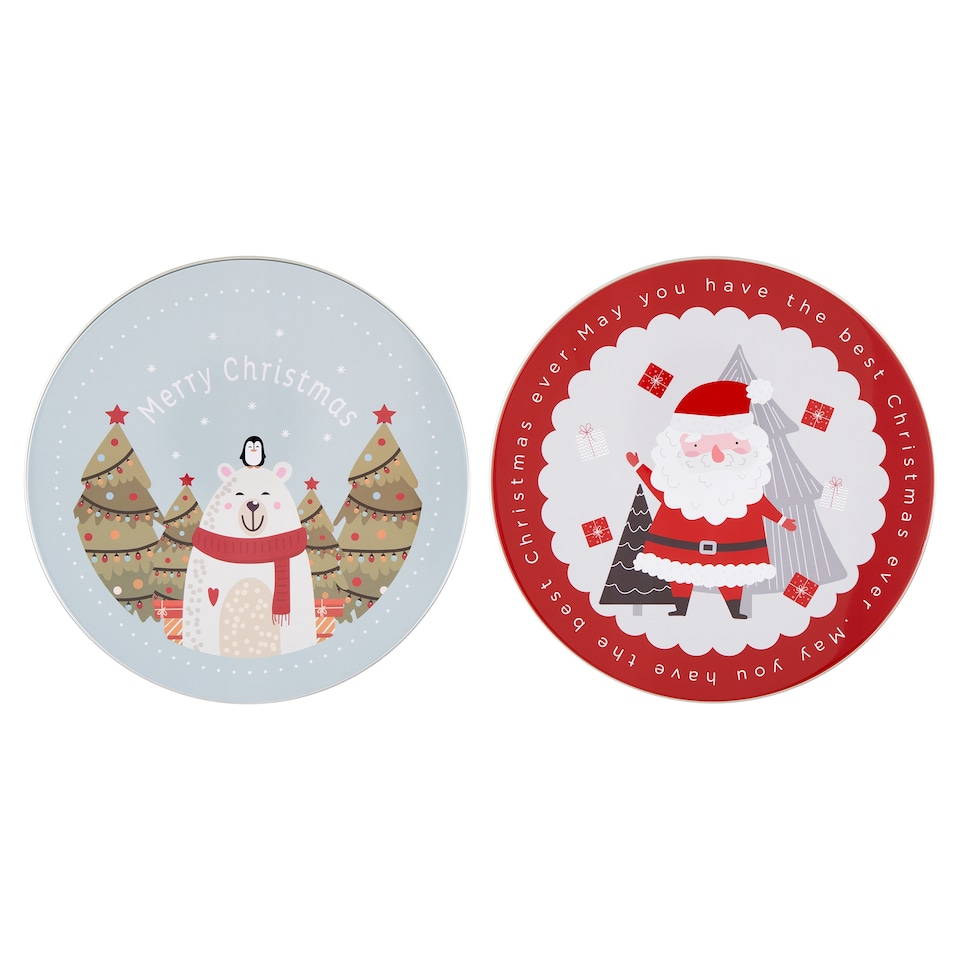 Tesco Vánoční dóza na sušenky 15 x 8 cm