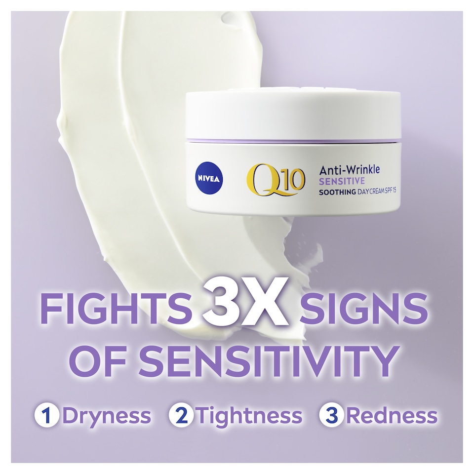 image 1 of Nivea Q10 Anti Wrinkle Sensitive Firming Day Cream 50Ml
