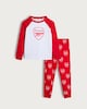 image 1 of Arsenal Pure Cotton Pyjama Set in Red