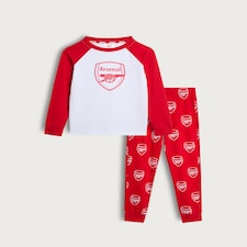 Arsenal Pure Cotton Pyjama Set in Red