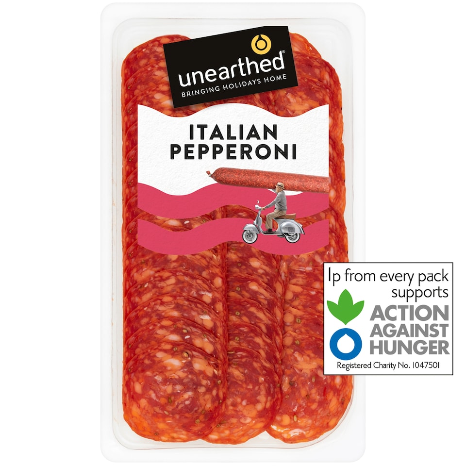 Unearthed Hot & Spicy Italian Pepperoni 90g