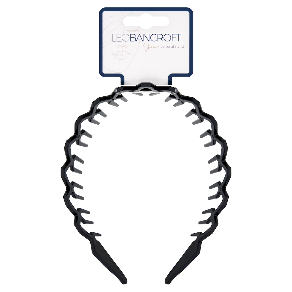 Leo Bancroft Plastic Toothed Headband