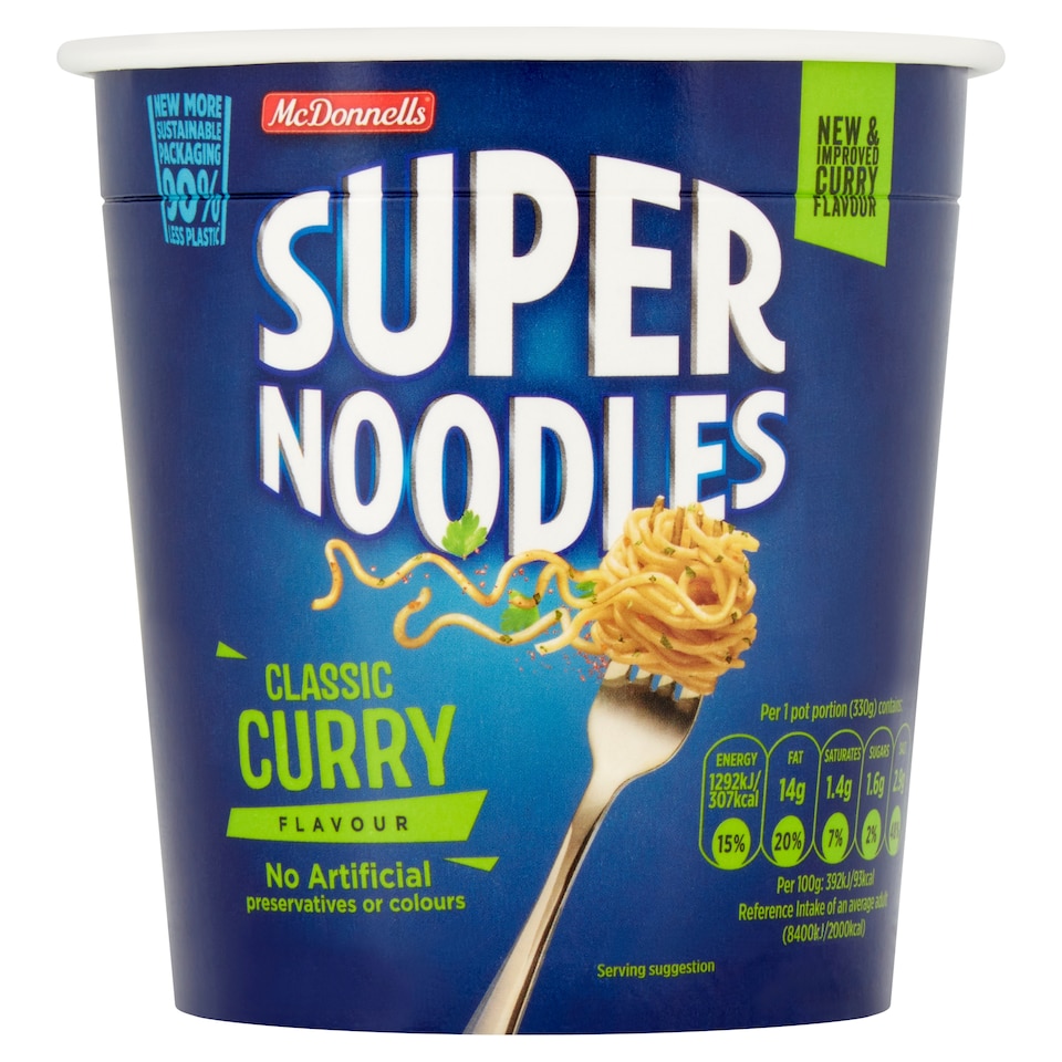 Mc Donnells Super Noodles Curry 65G