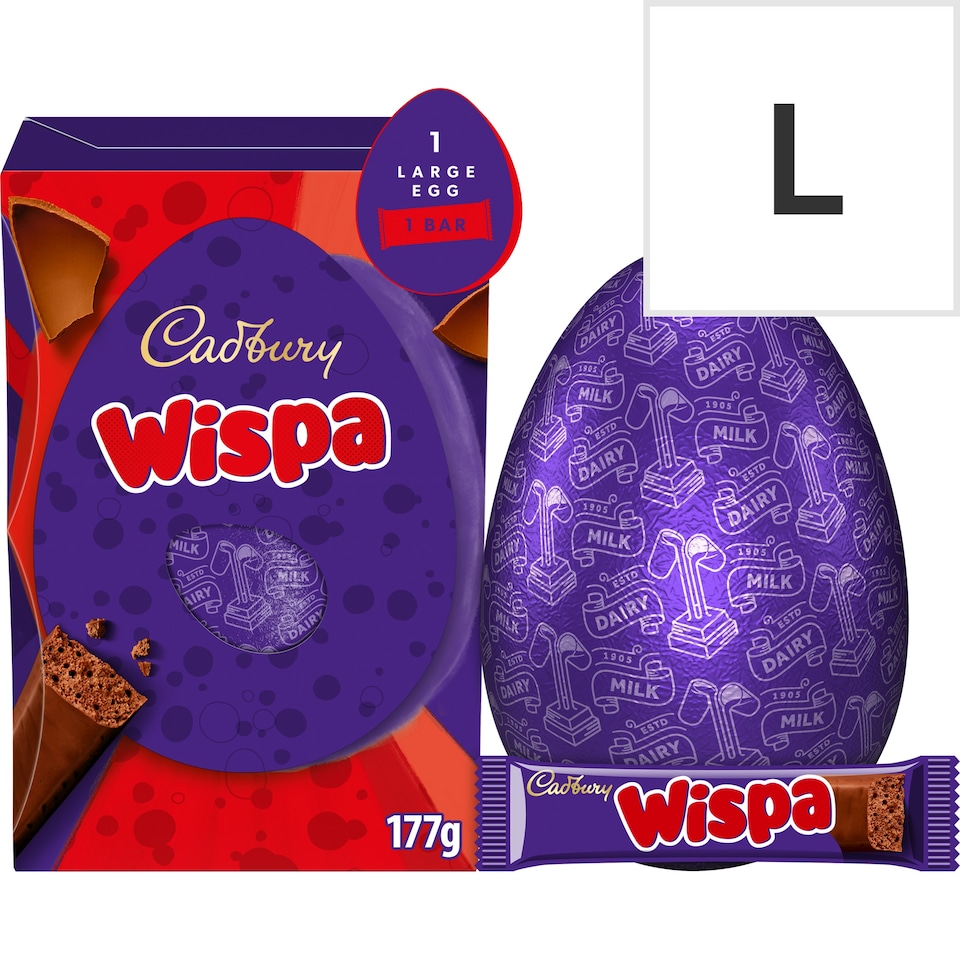 Cadbury Wispa Shell egg 177g