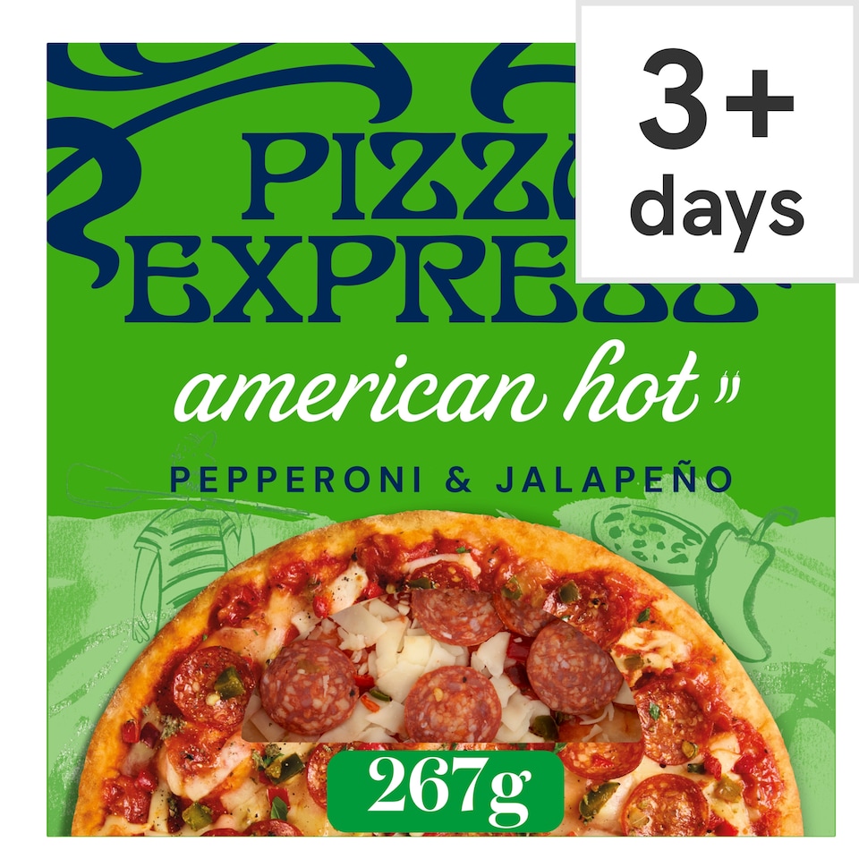 image 1 of Pizza Express American Hot Pepperoni & Jalapeno 230g