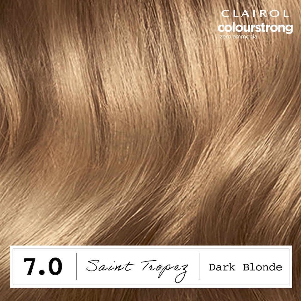 image 1 of CLAIROL COLOUR STRONG PERMANENT HAIR DYE - 7.0 DARK BLONDE