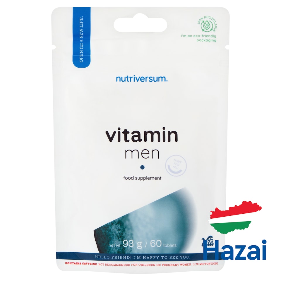 Nutriversum Vitamin Men étrend-kiegészítő tabletta 60 db 93 g