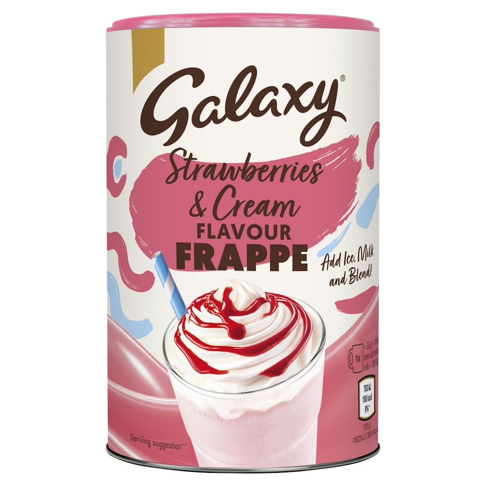Galaxy Strawberries & Cream Frappe 280g