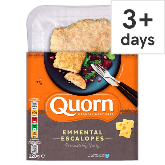 Quorn 2 Cheese Escalopes 220G Tesco Groceries