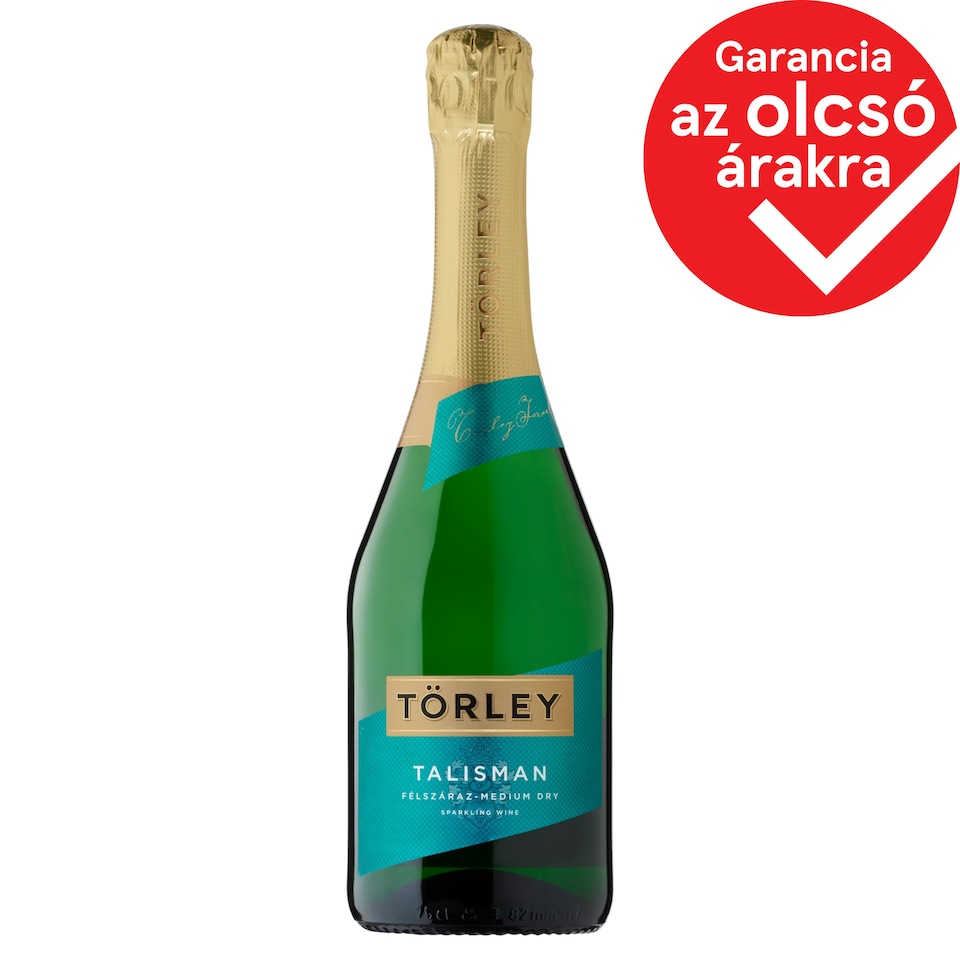 Törley Talisman félszáraz, fehér pezsgő 11% 0,75 l