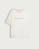 image 5 of F&F Pure Cotton Living a Day Dream Pyjama T-Shirt in White