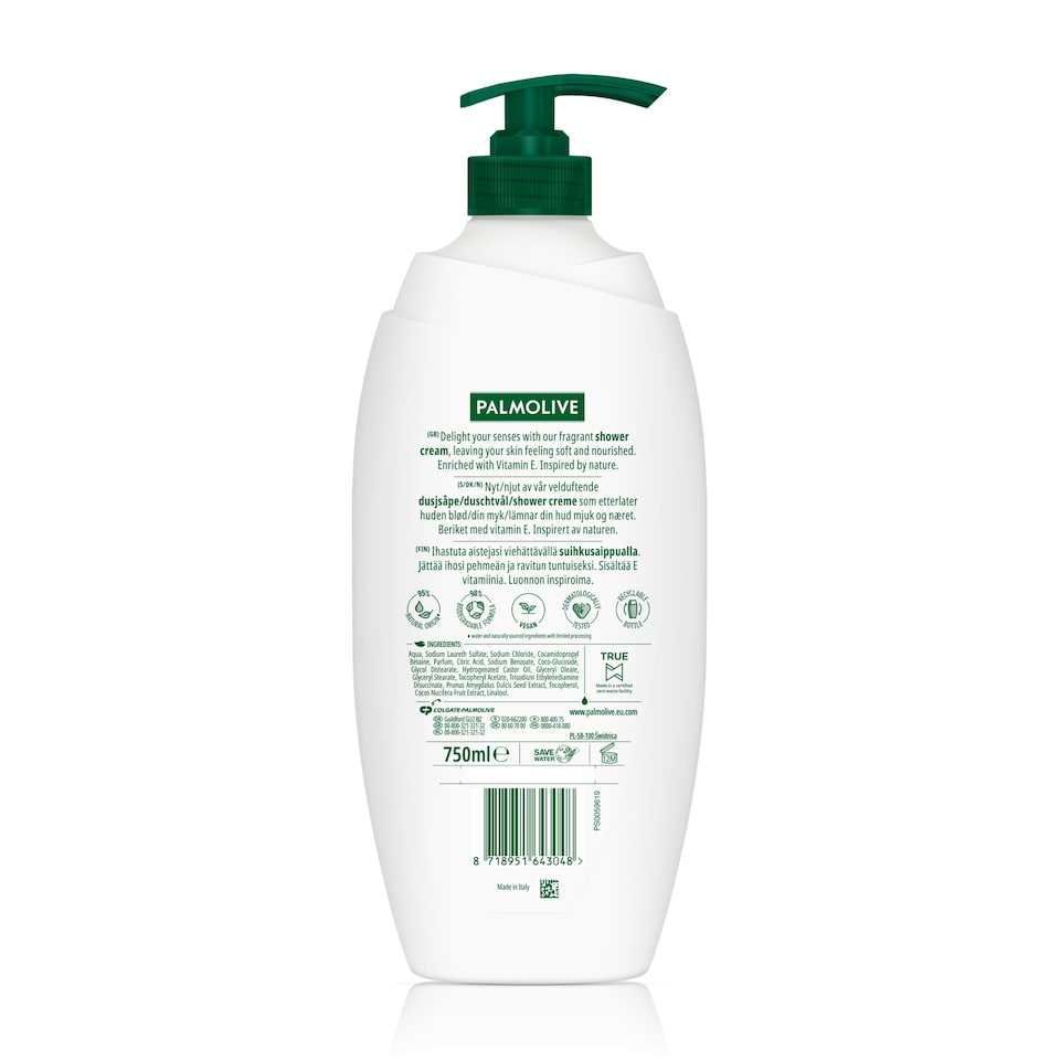 image 1 of Palmolive Naturals Coconut & Milk Shower Gel 750Ml