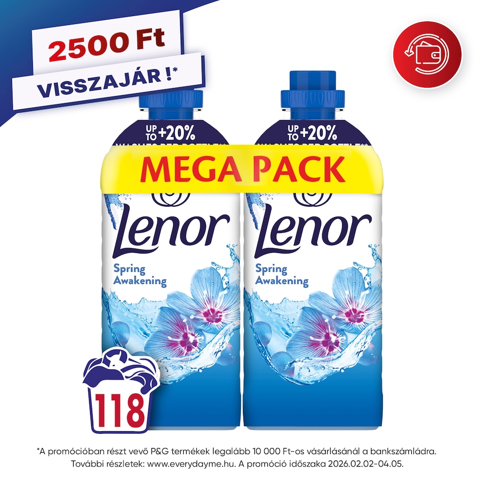 Lenor  Textilöblítő 118 Mosáshoz, Spring Awakening