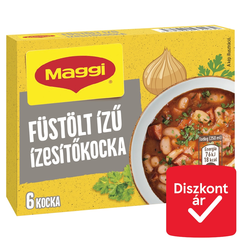 Maggi füstölt ízű ízesítőkocka 6 db 60 g
