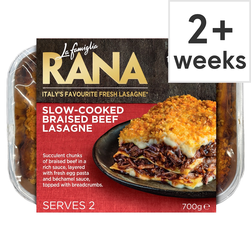 image 1 of La Famiglia Rana Slow Cooked Braised Beef Lasagne 700g