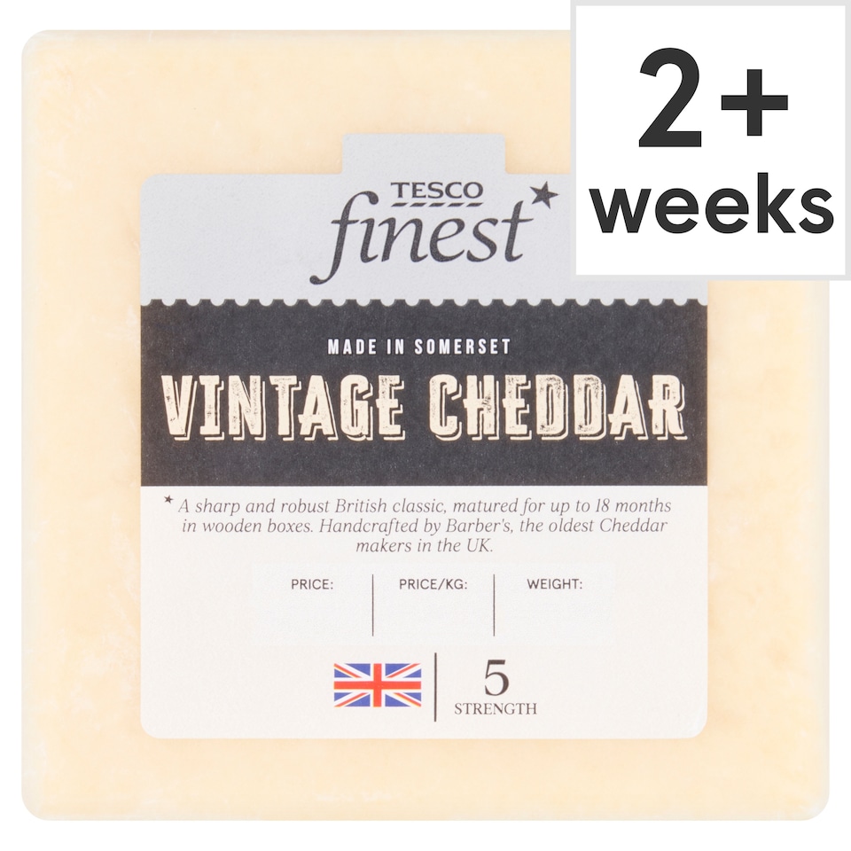 Tesco Finest Vintage Cheddar 200G