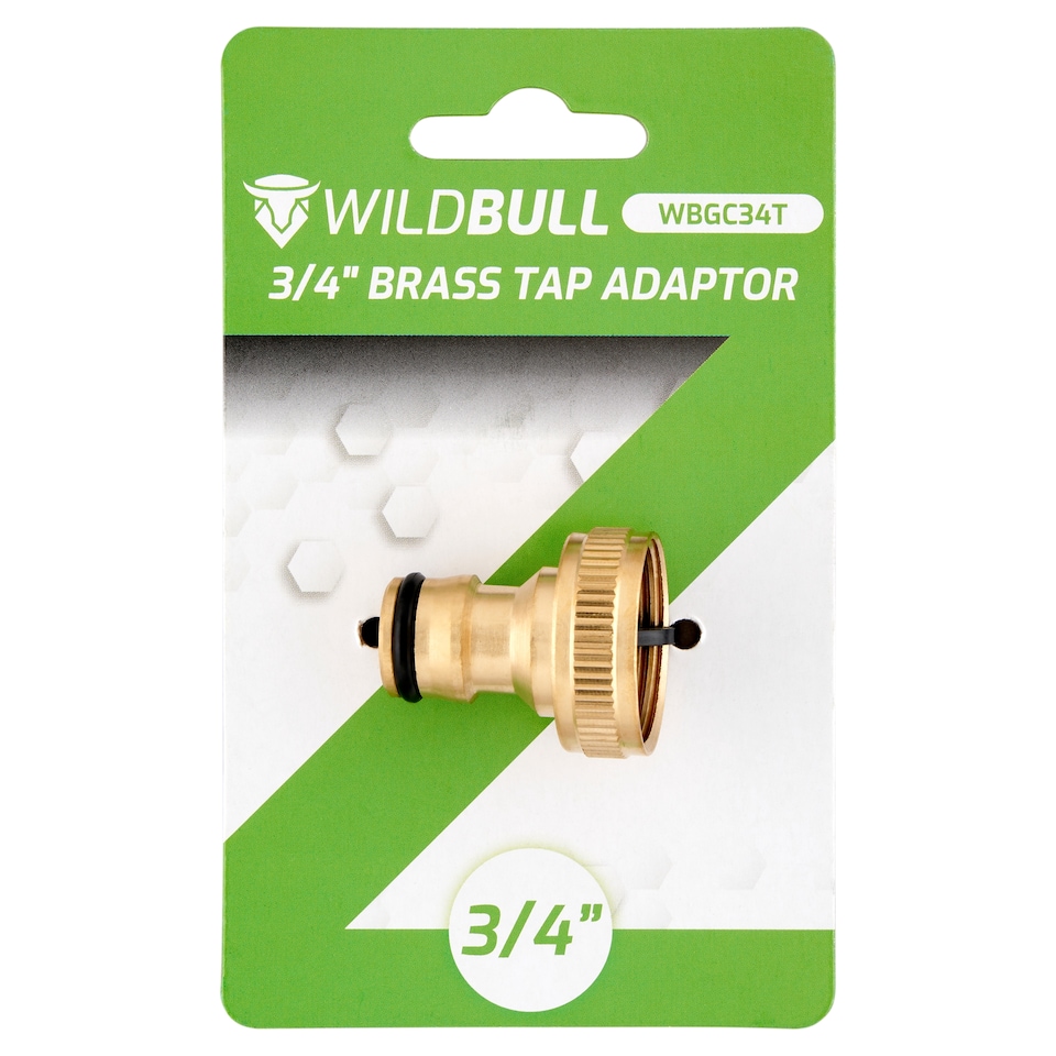 WildBull Brass Tap Adaptor 3/4"