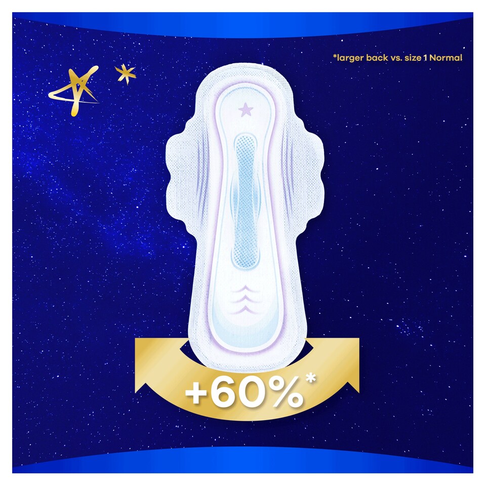 image 1 of Always Ultra Secure Night Sanitary Towels 9 Pack