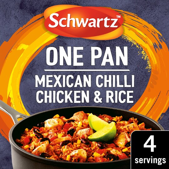 Schwartz One Pan Mexican Chilli Chicken & Rice 30G Tesco Groceries