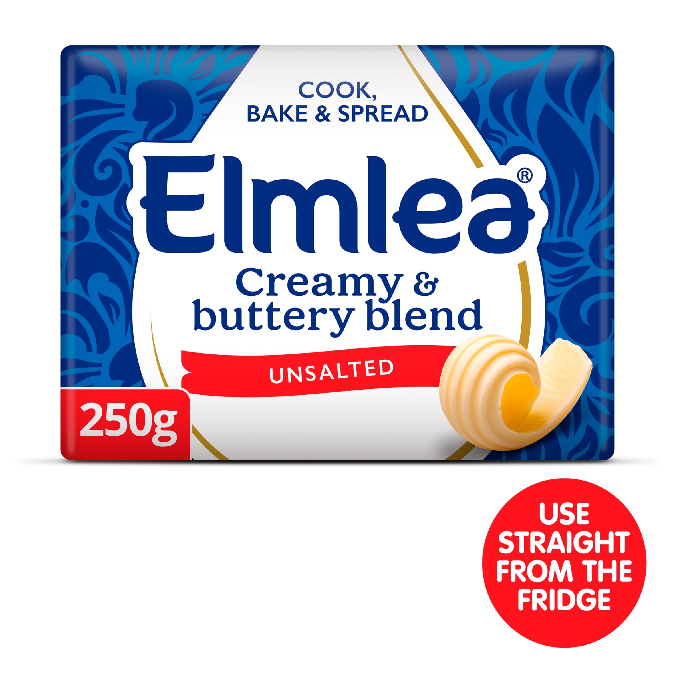 Elmlea Creamy and Buttery Unsalted Blended Butter 250g