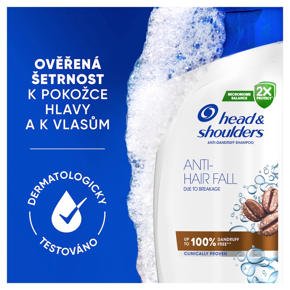 Obrázek 1 pro produkt Head & Shoulders Anti Hair Fall Šampon Proti Lupům, Pro Vlasy Až 100% Bez Lupů, 400 ml